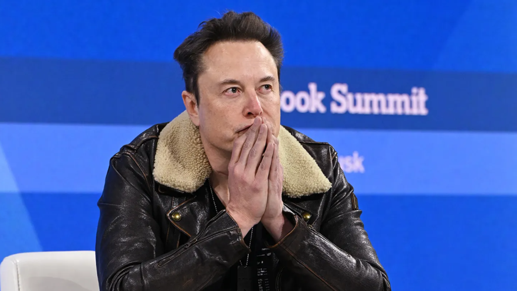 Elon Musk ignorou seus críticos no evento do New York Times. (Getty Images)