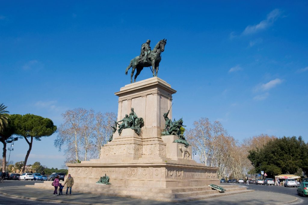 O monumento a Giuseppe Garibaldi em Roma, Itália. (Claudio Ciabochi / Education Images / Universal Images Group via Getty Images)