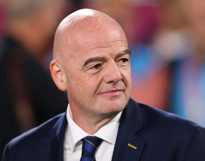 O presidente da FIFA, Gianni Infantino, durante a Copa do Mundo Feminina da FIFA Austrália e Nova Zelândia 2023 em 20 de agosto de 2023, em Sydney, Austrália. (Marc Atkins / Getty Images)